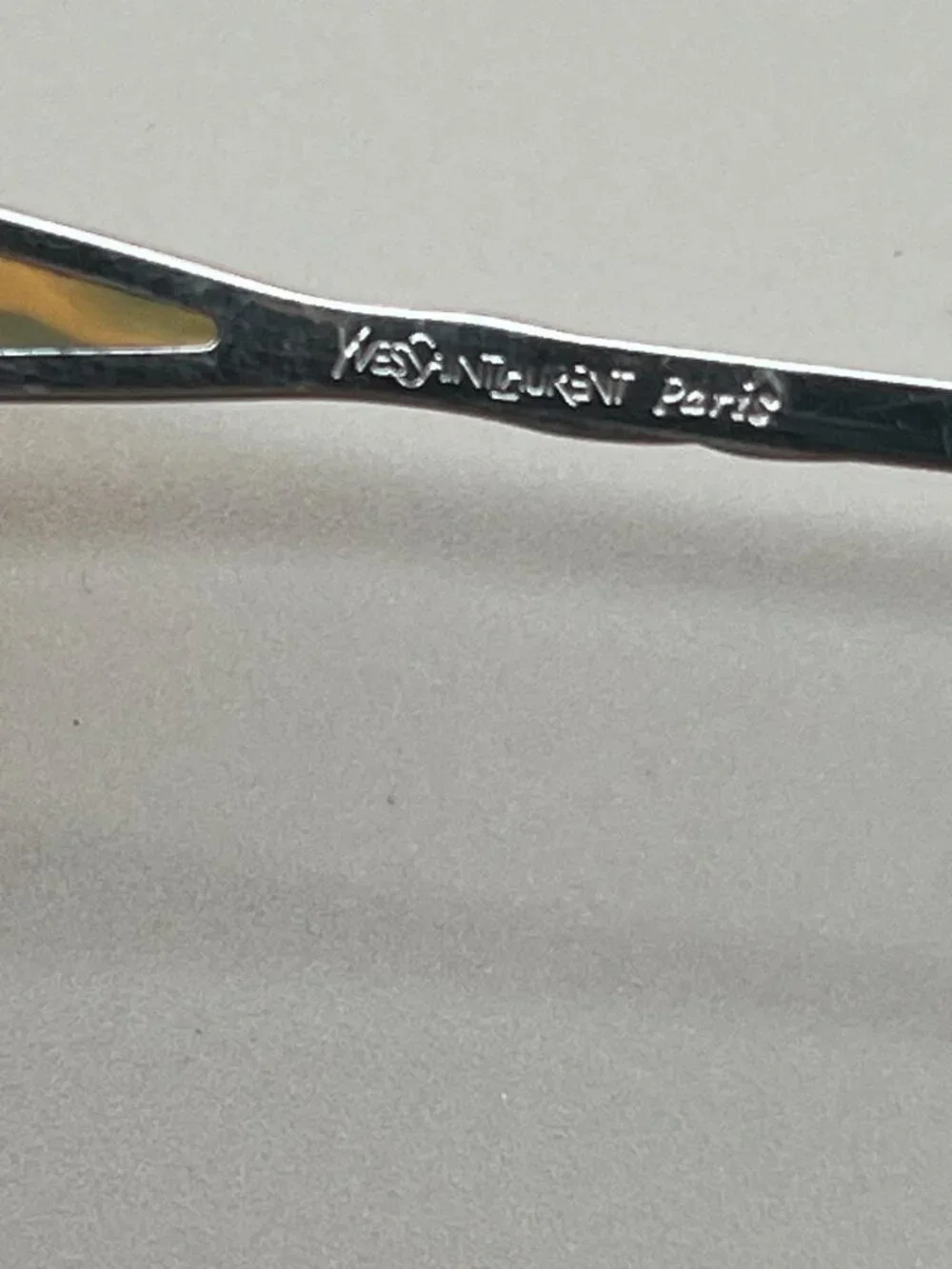 YVES SAINT LAURENT Vintage Titanium Eyeglass Frames 30-6653 53-16-130 Japan